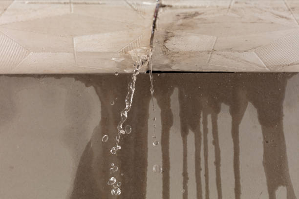 Professional Sewage Cleanup technician working in Rayland, OH
